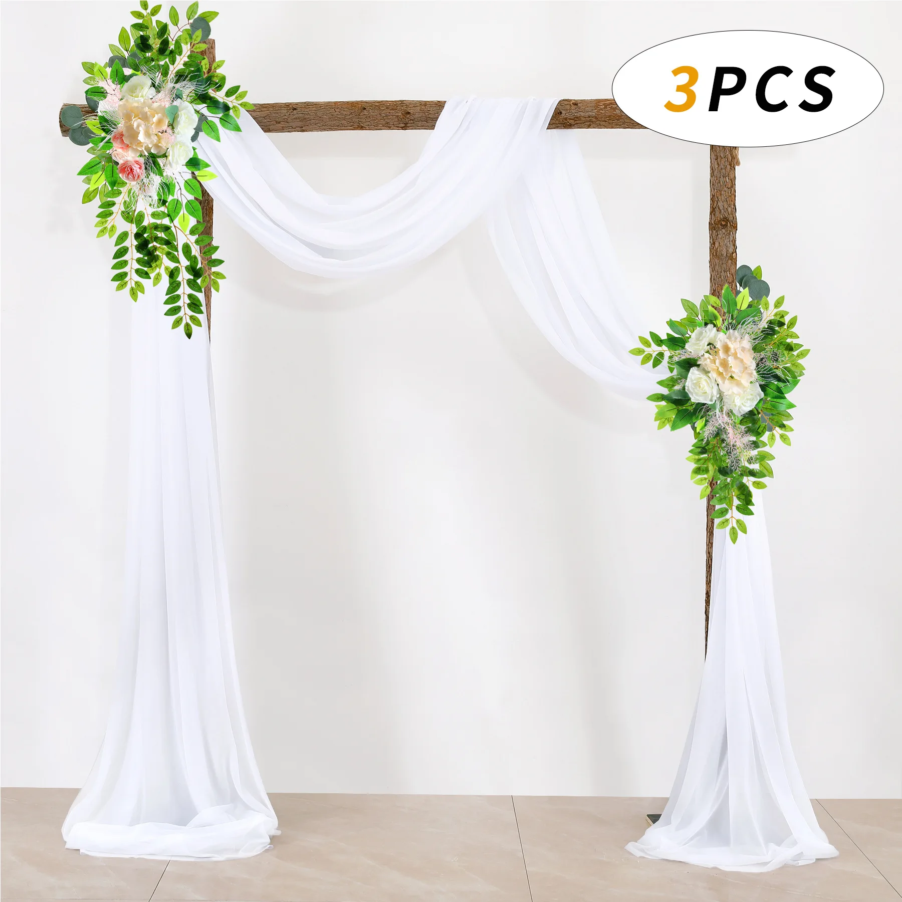 High Quality Wedding Gauze Curtain Birthday Party Decoration Set Dream Curtain Background Photography Props Fabric Scene Layout