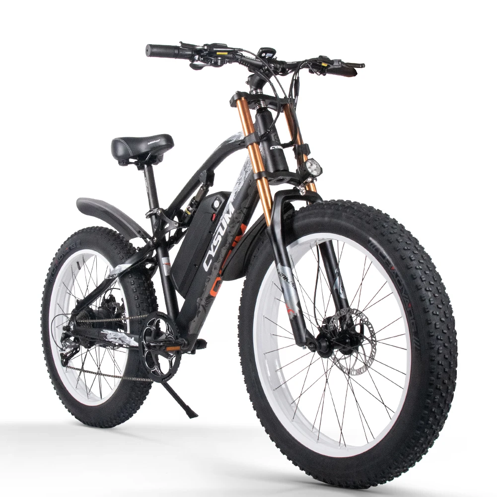 Ready for Shipment 26 4 0 Fat Tire Electric Mountain Bike Max Promax Motor Wall Frame Power Battery Torque Time Fun Charging Hub