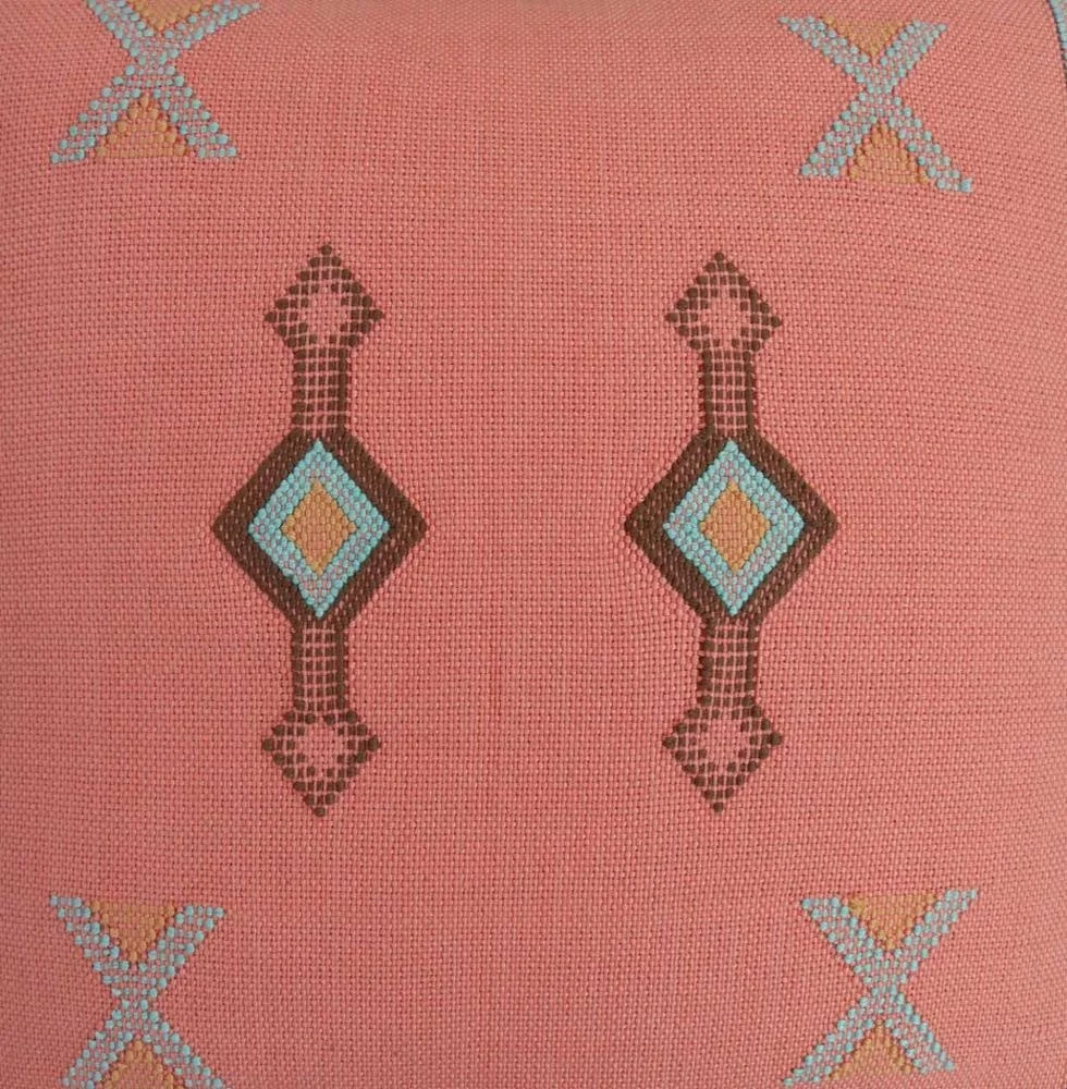 Sabra Silk Cushion Cover Cactus Silk Kilim Pillow Cover 20x20 inch boho cushion for home