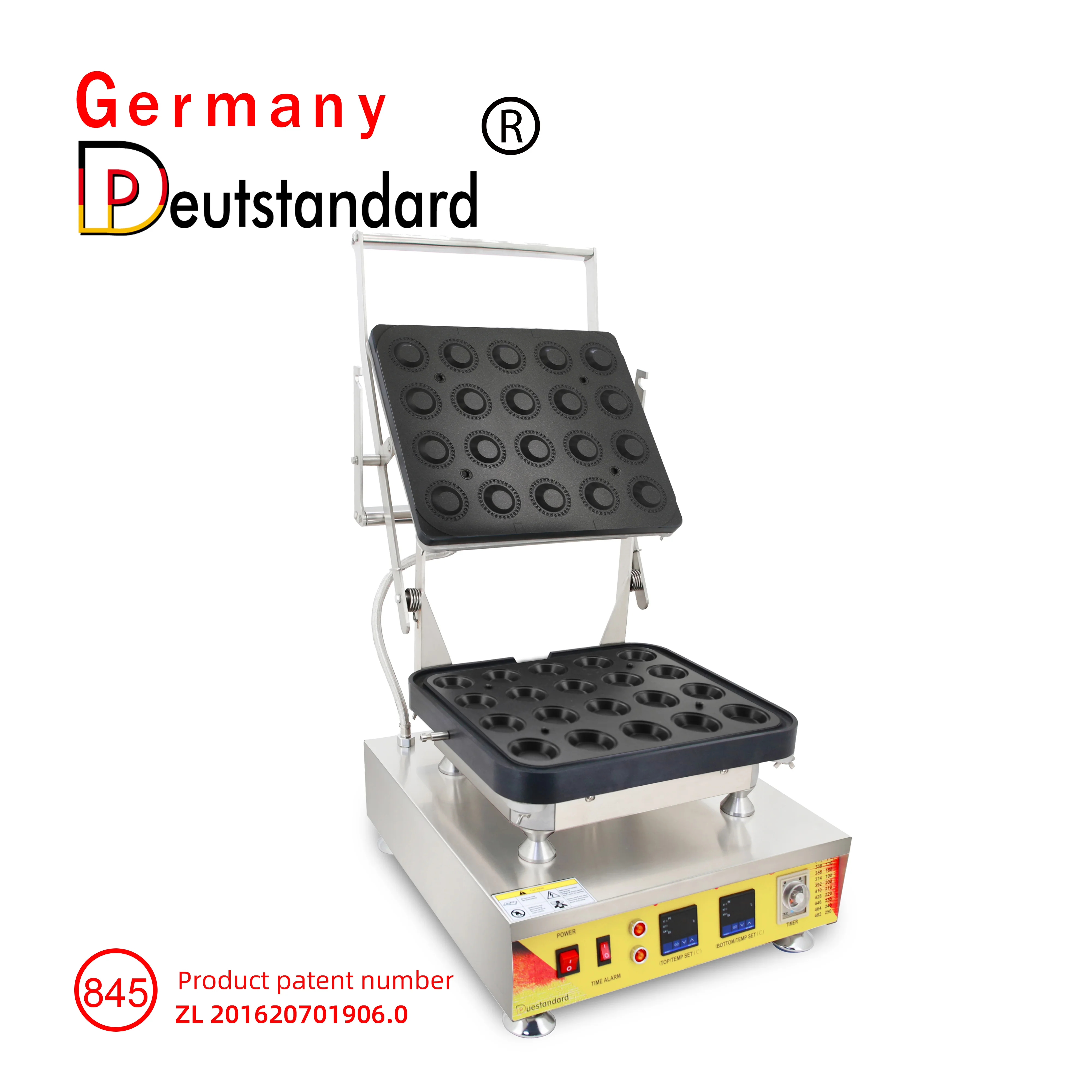 Germany Deutstandard NP-845 Round 55/34 mm 20 Hole Tart Pie Machine Sweet Tarts Egg Tart Peel Machine