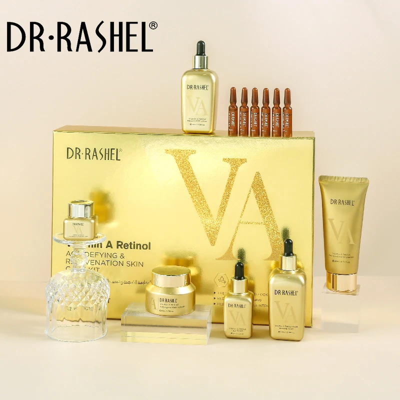 High quality DR RASHEL Vitamin  A Retinol  anti aging brightening tender skin care kit 1624
