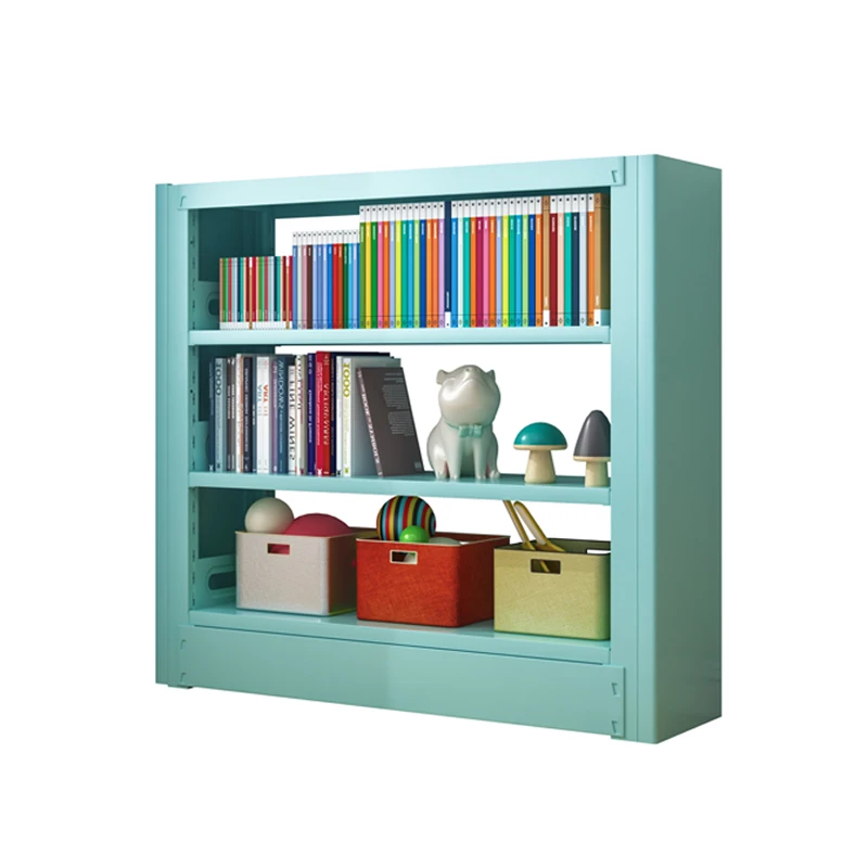 Oem Factory Small Classic Library Metal Bookcases For Kids Room