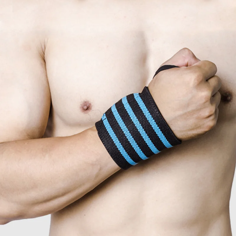 Wholesale colourful custom logo printed non slip Fashionable portable sports wrist wraps