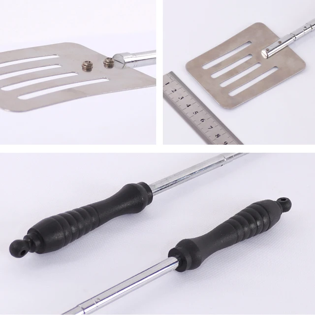 Wholesale Light Weight Stainless Steel Telescopic Spatula For BBQ