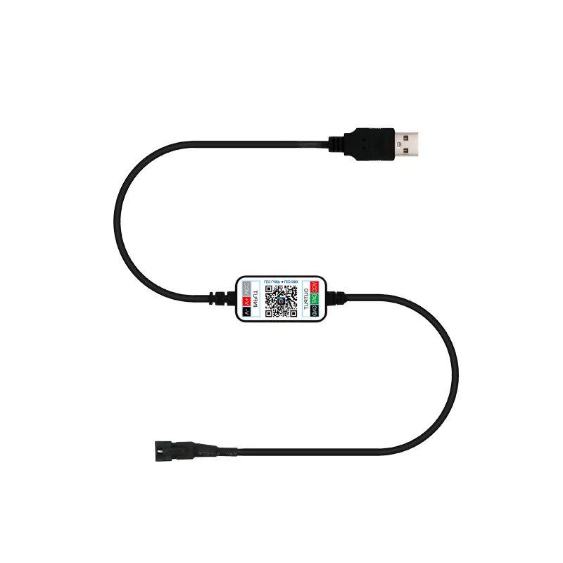 ws2812b led strip controller DC5V USB music sync for addressable dream color led strip