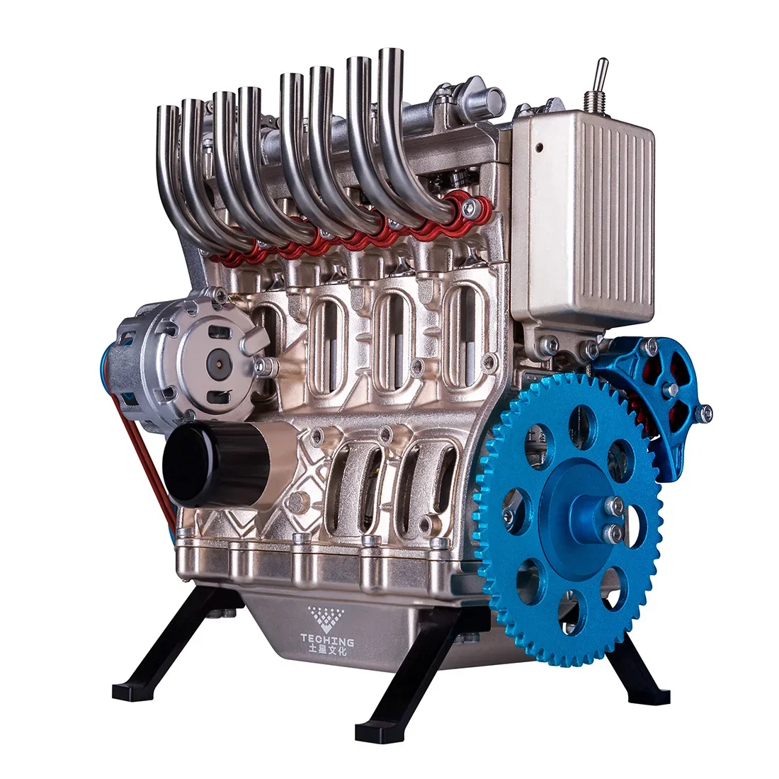 teng metal four-cylinder engine car mini assemble eduion toys toucan rc hobby model