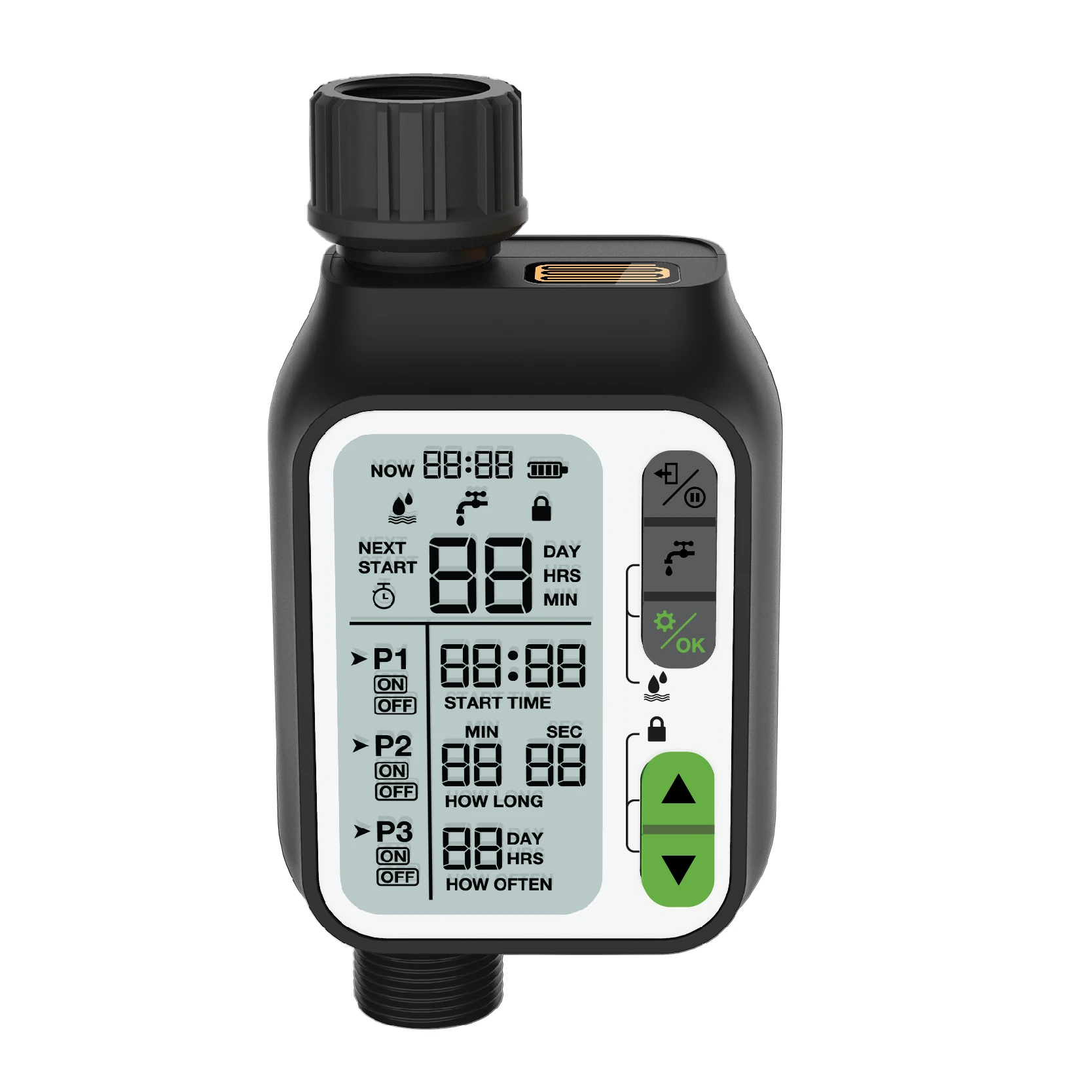 New Design Irrigation System Digital Garden Water Timer Watering With 3 Separate Programs