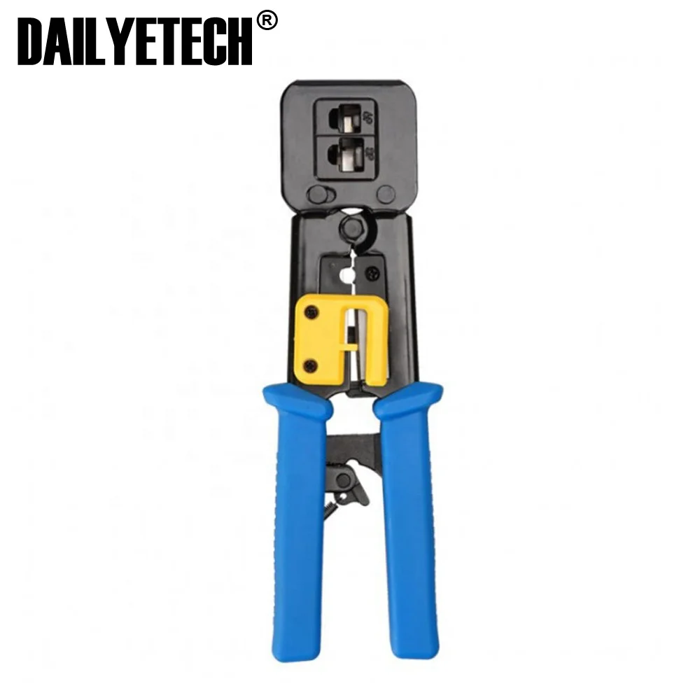 EZ-RJ45 обжимной инструмент для Nexus 6P/RJ11 и 8P/RJ45 обжимные клещи отрезок полоса Многофункциональный телефонной линии