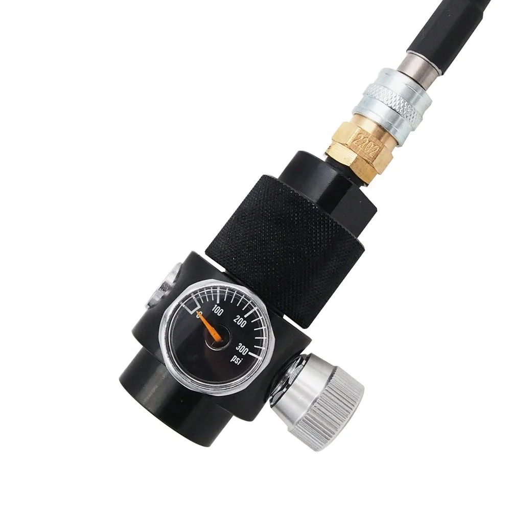 100cm Low Pressure SLP FLEX Remote Hose Line to Paintball HPA CO2 Tank Regulating Range 0-200 PSI