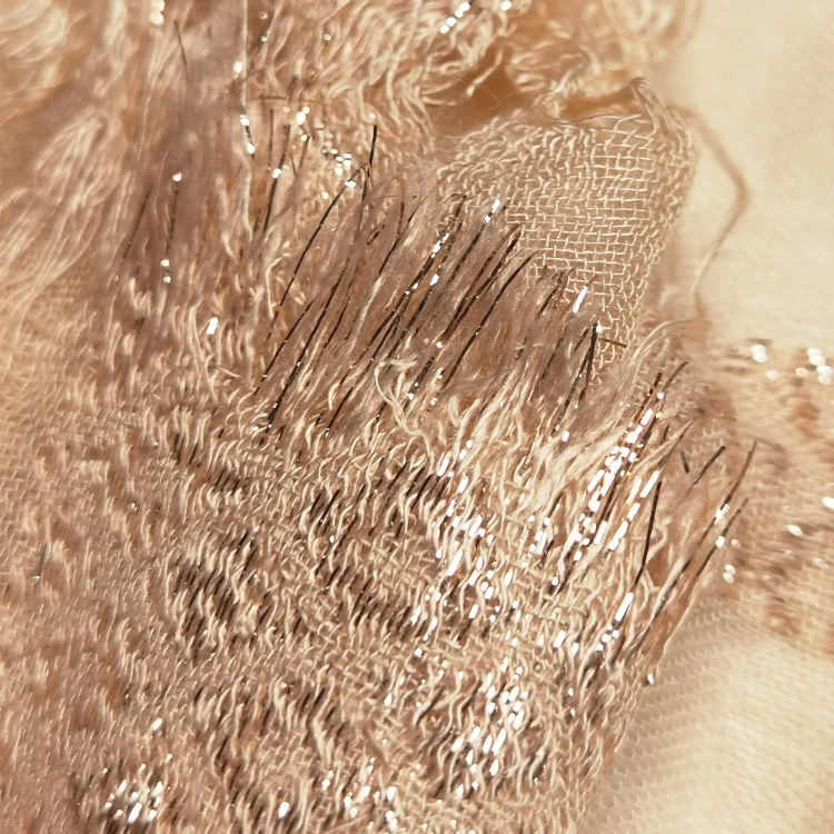 Fashion ethnic shimmer striped headscarf khimar viscose jersey hijab tassel turbans plain cotton knitted shawl for women custom