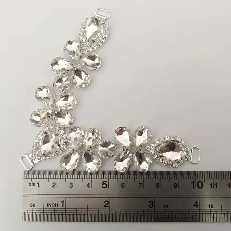 Wholesale Crystal Shoe Decoration Rhinestone Shoe Ornament Rhinestone Bag Buckle LSSD889