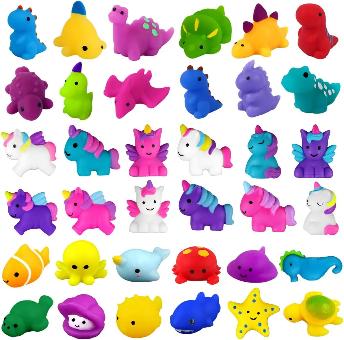 New Kawaii TPR Mini Anti Stress Squeeze Toy Halloween Animal Toys Stress Relief Vent Mini Squeeze Squishy Fidget Toys Gift Box