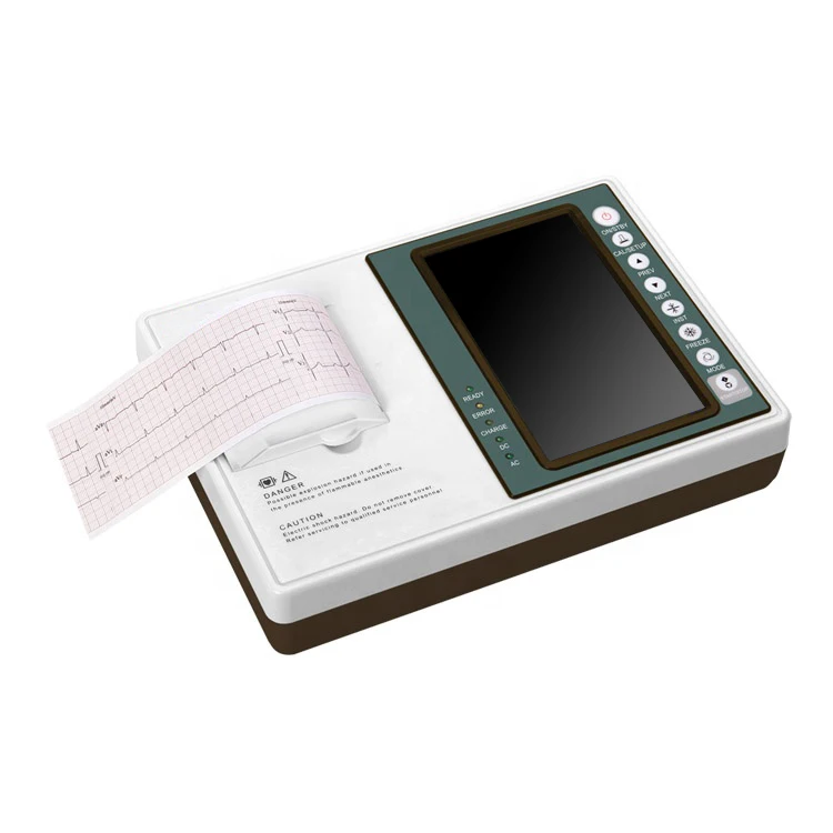YD-1203Animal portable 3-channel 7-inch color LCD screen ECG machine 12 lead electrocardiogram machine