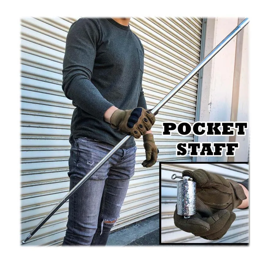 Epsilon Strong-Toyers Crazy Cane Magic Close Up Illusion Silk Wand Magic Pocket Staff Portable