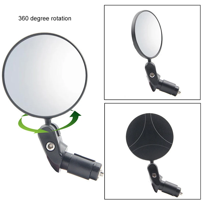 rearview mirror Mountain road bike foldable convex rearview mirror