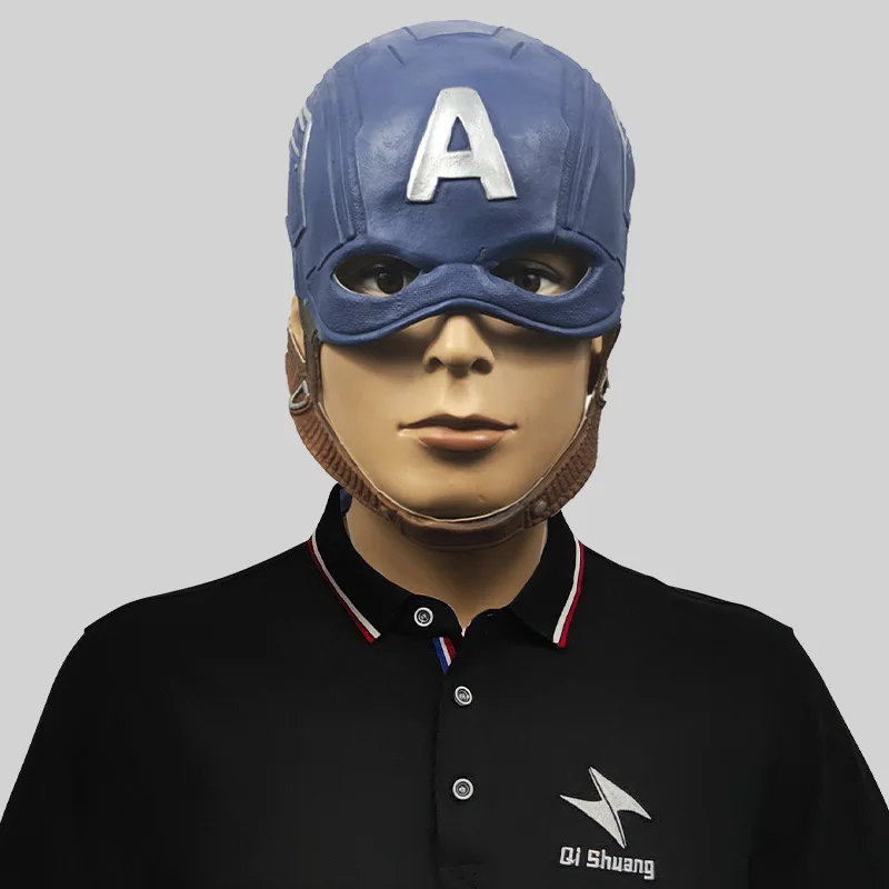 Marvel Captain a America головные уборы маска маскарад латексный шлем для фильмов на Хэллоуин вечеринки реквизит