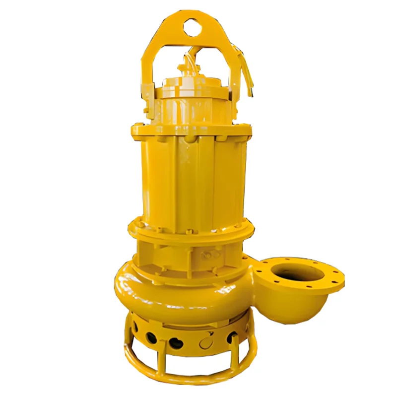 heavy duty sand dredger barge mud pump mine river marine hydraulic cutter submersible slurry pump with agitator