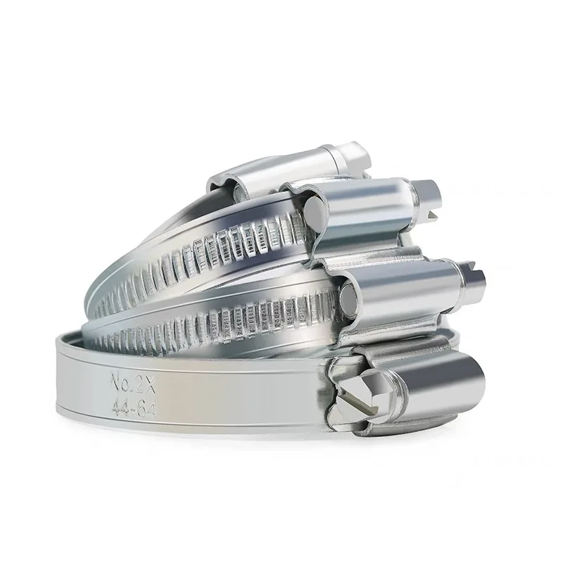 Galvanized industrial water pump British type hose clamp