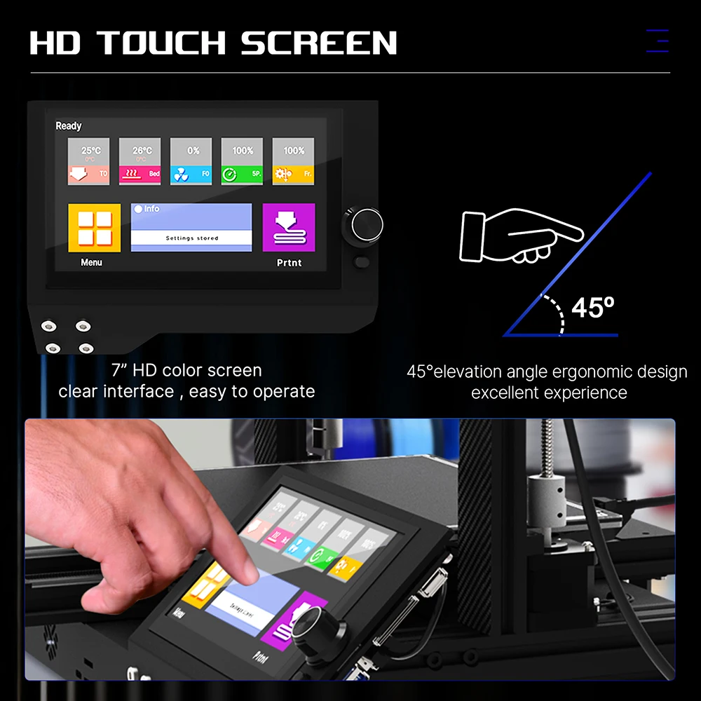 Biqu Bx 3d Printer High Speed Digital Abs 300w Power Supply 3d Printer Machine For Plastic