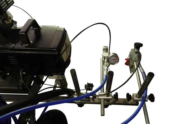 DP-6335LSP Ride-on Airless Line Striper Gas Roadline Paint machine