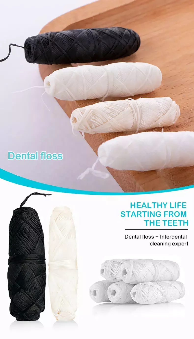 COFLOSS Coconut-Oil Infused Woven Dental Floss Mint Dentist-Designed Vegan and Cruelty Free 6 Month Supply