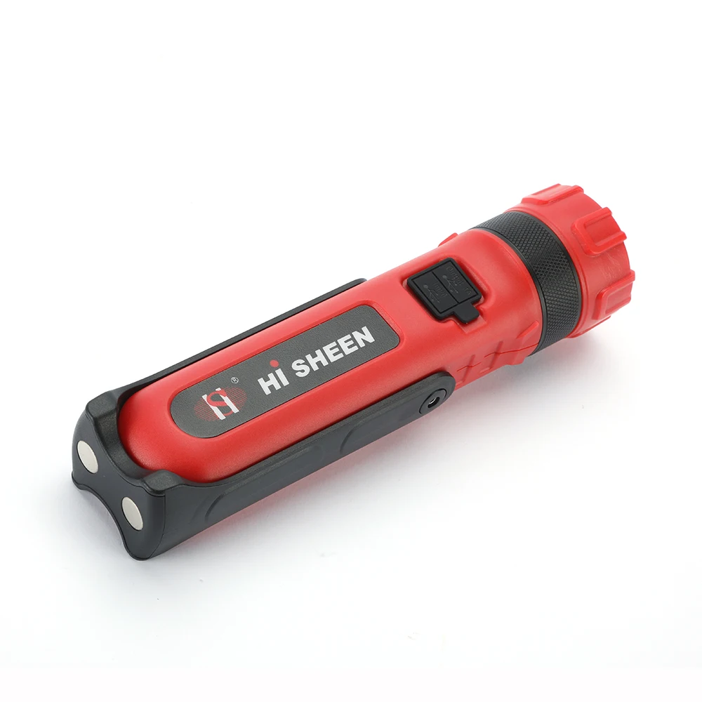 
Multifunctional rotating handle magnetic COB rechargeable work light for camping 