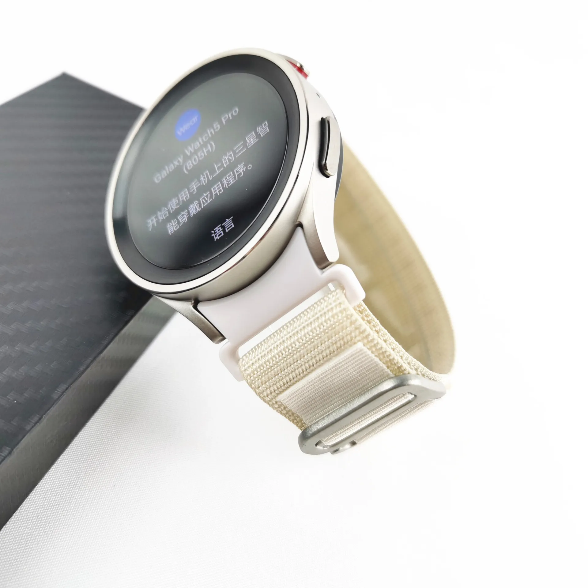 Nylon Alpine Loop Strap for Samsung Watch 5/4 44mm 40mm Watch5 Pro 45mm G-hook slides Band for Galaxy Watch 4 Classic 42 46mm