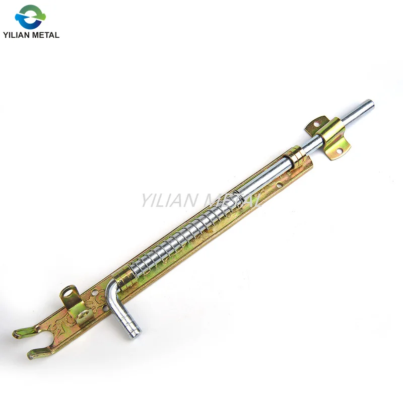 Supply simple design heavy duty  zinc plated door latch Barrel bolt with spring