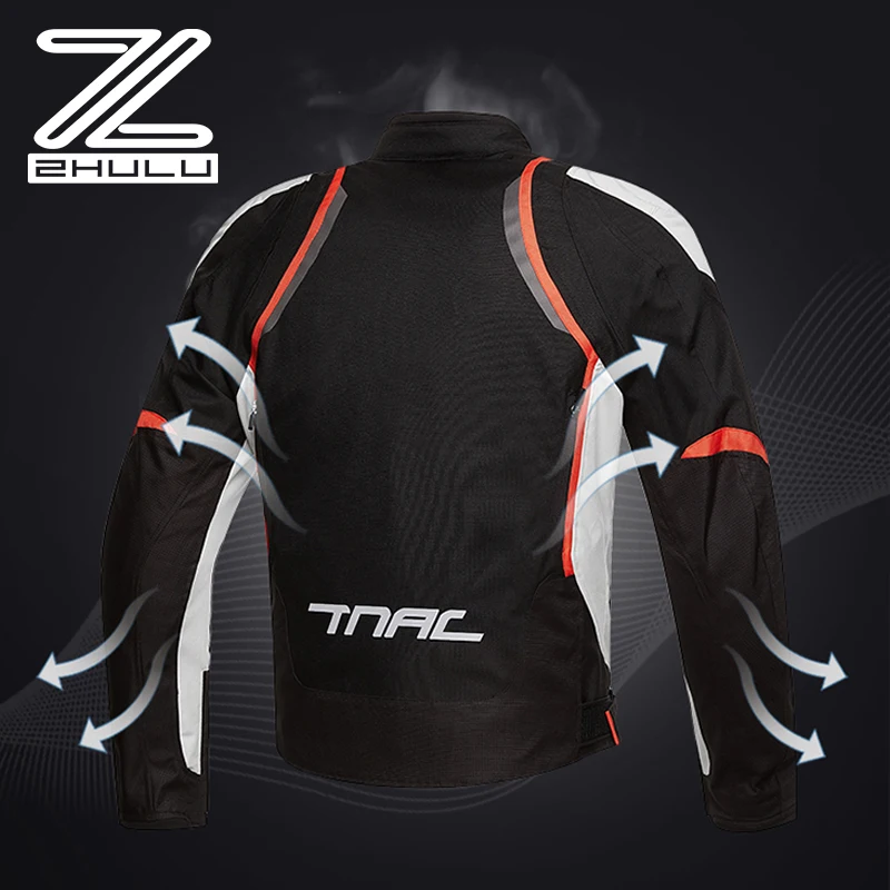 
New Arrival Four seasons Motorcycle Riding Jacket Waterproof Warm Men Women Motorbike clothing Suit 