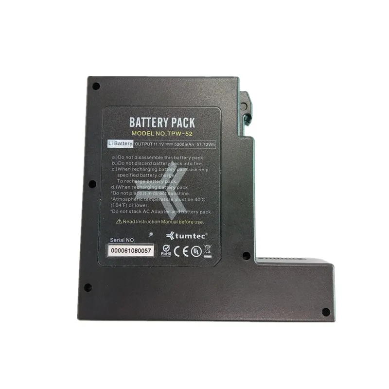 2021 fusion splicer TPW-52 11.1V 5200mAh 57.72Wh Li ion battery used in Tumtec fusion splicer