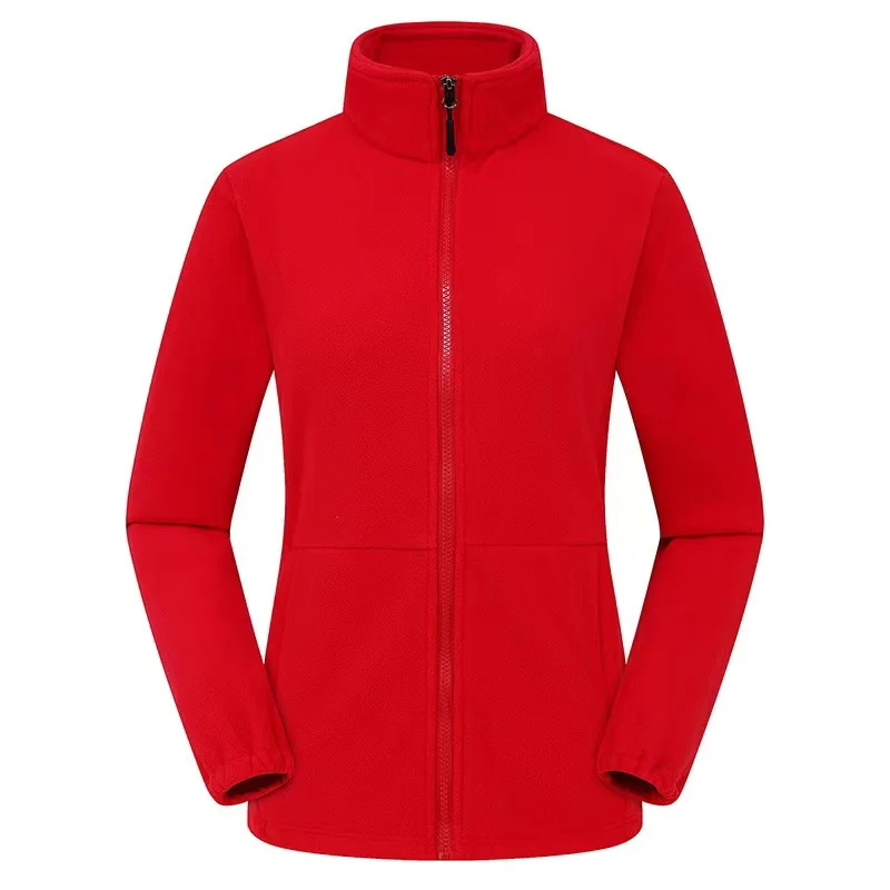 Custom Full Zip Polar Fleece Unisex Jackets Plus Size Men Fleece Jacket Coats