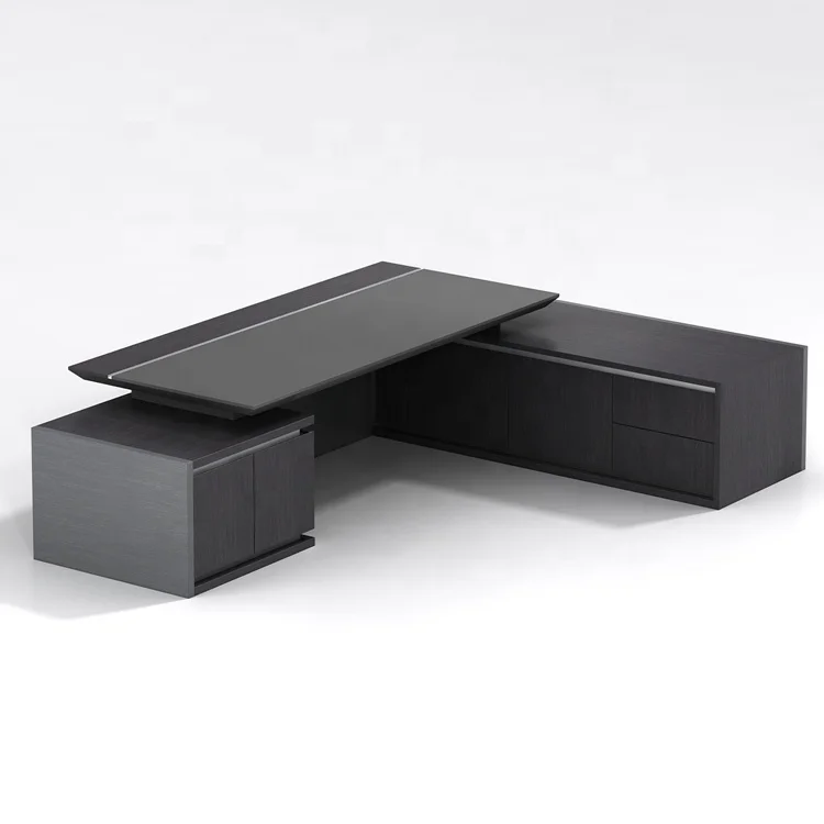 Foshan Nanhai CEO Office Table MFC Director Office Desk for Ofis Escritorio Boss