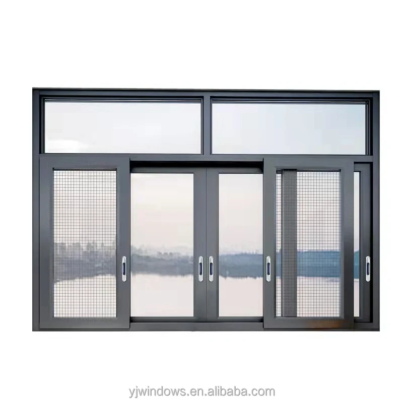 Simple Design Aluminium Sliding Window With Fly Screen Windows(old)