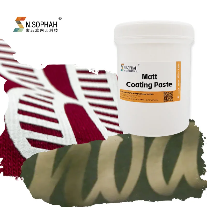 Hot Sales Matt Surface Printing Coating Screen Printing Matt Coating Paste