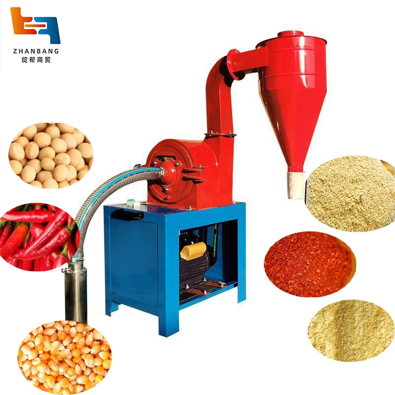 flour milling machinery grain corn crusher maize grinding milling machine animal feed mixer corn mill grain grinder machine
