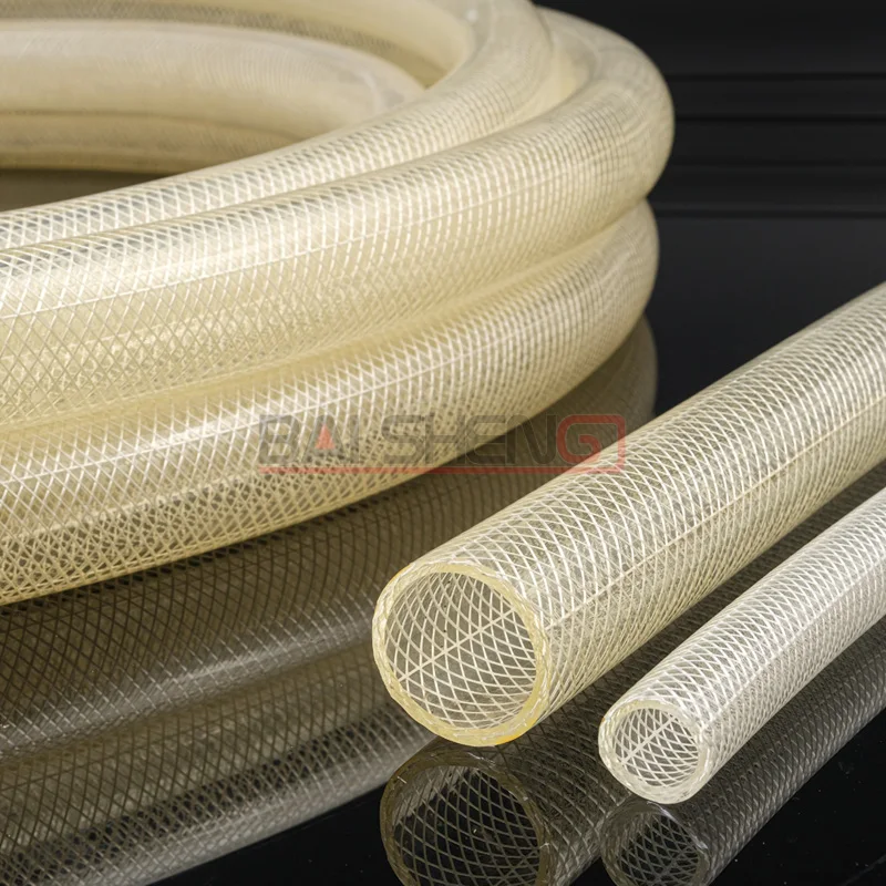 Wholesale TPU Plastic Air Hose Colored Pipe Highly Flexible Industrial tubing rubber high pressure hose