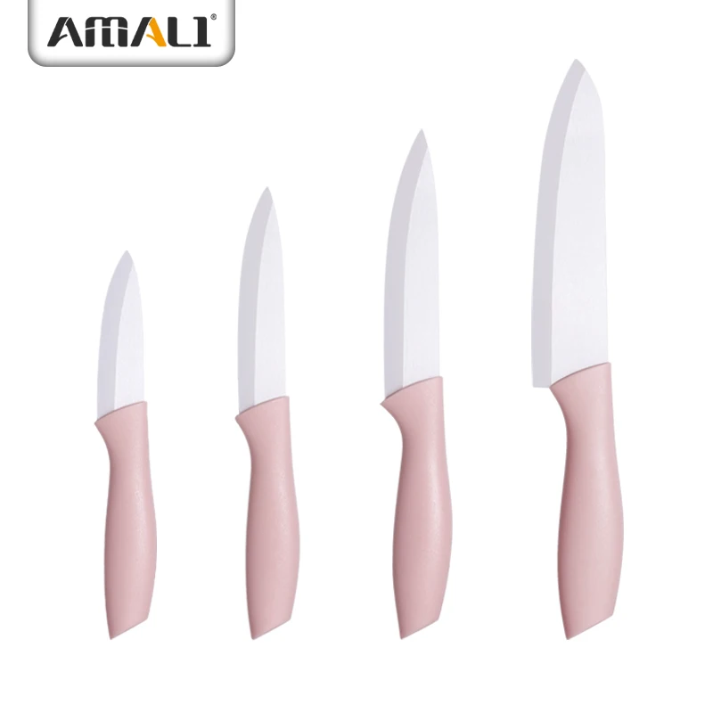 Amazon Best Seller - 4PCS Knife Kitchen Ceramic Kitchen Knives Set Chef /Utility/Paring Knife