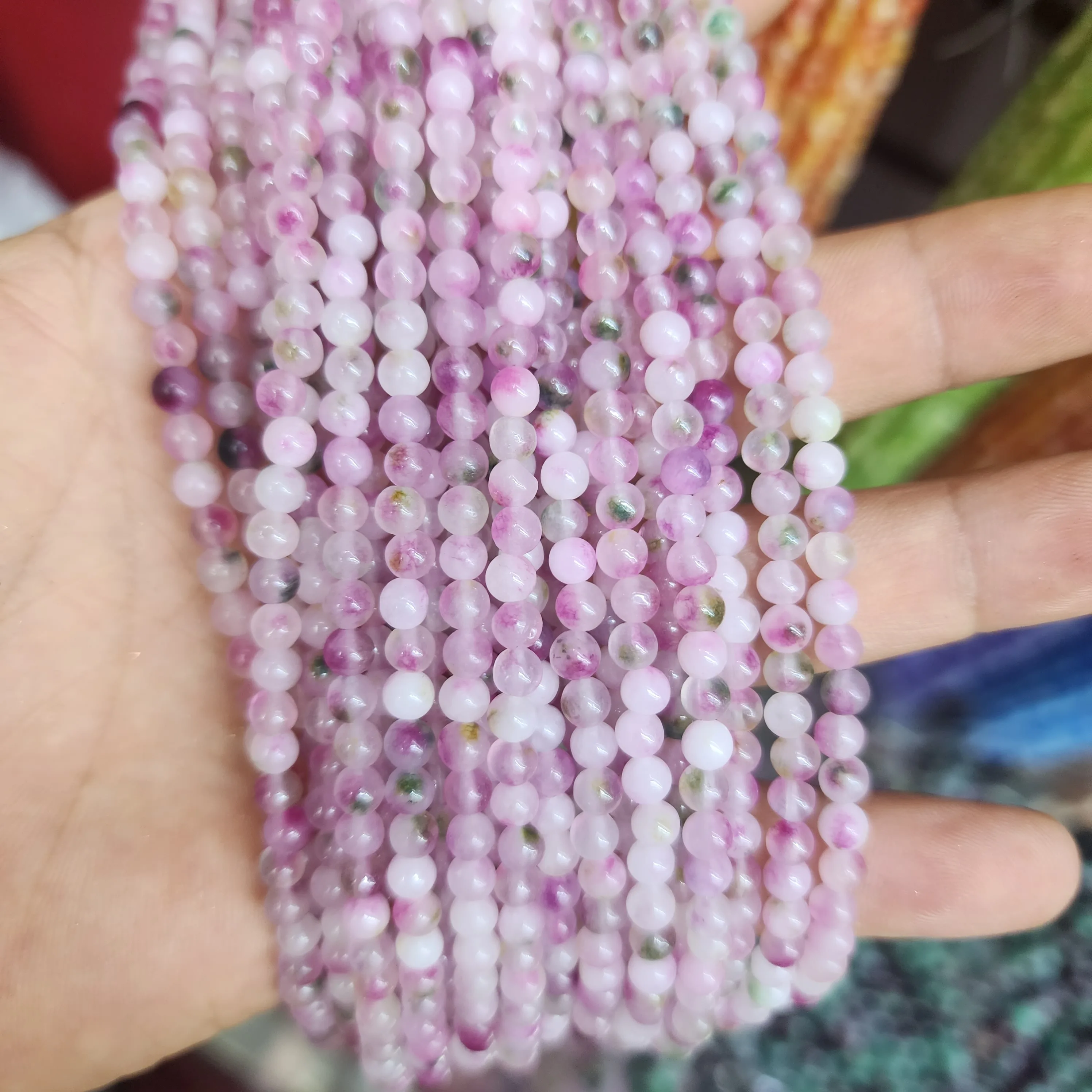 crystal stone loose beads for making jewelry