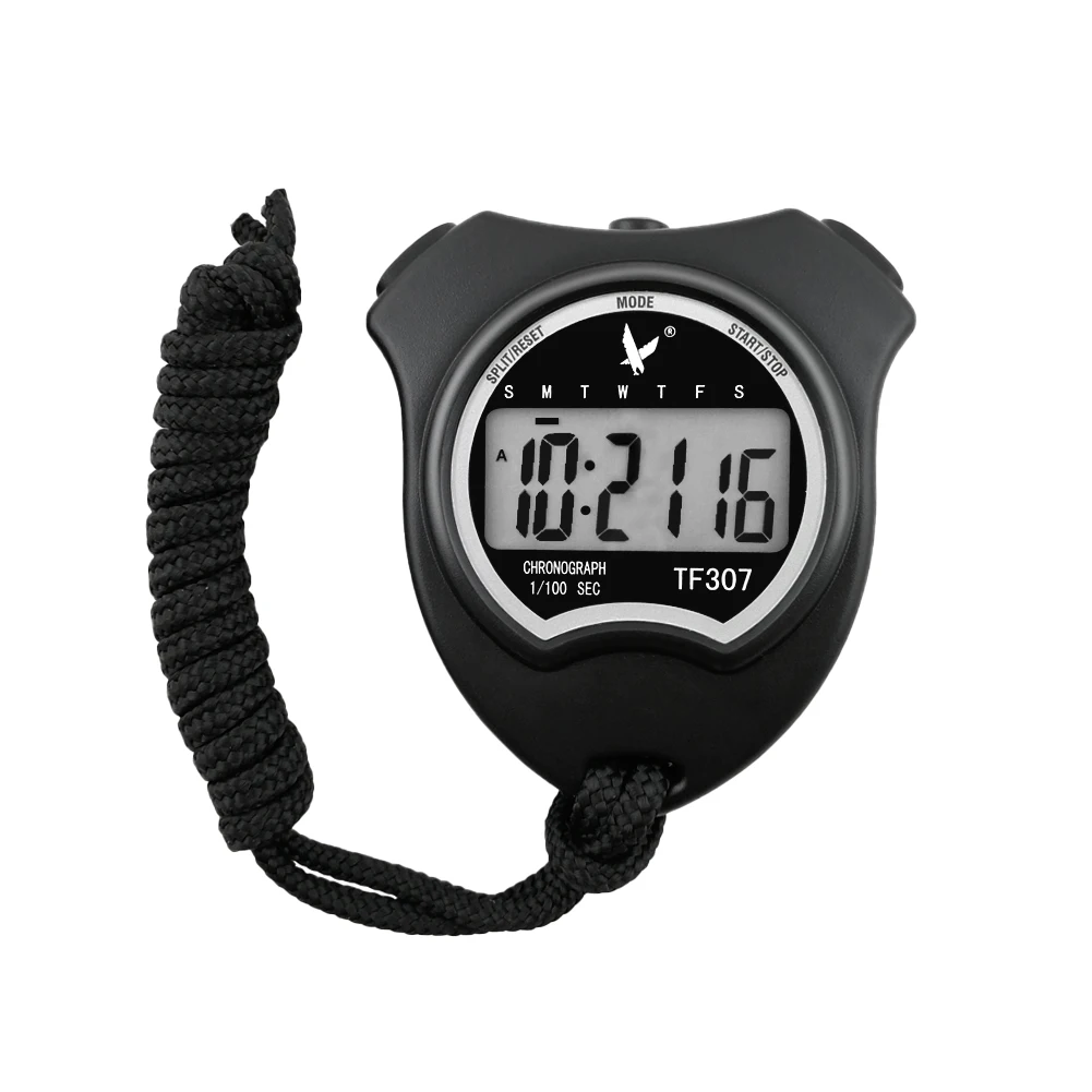 Leap stopwatch 1 row 2 memories waterproof stop watch 71.0 x 64.0 x 16.0mm portable handheld waterproof digital lcd stopwatch