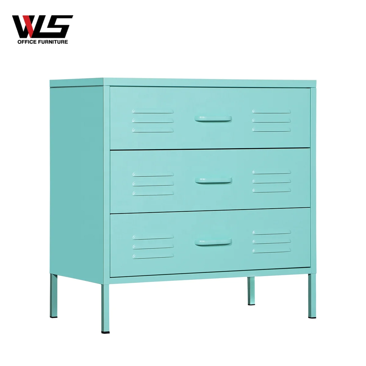 Home Furniture Antique Metal Chest of Drawer Storage Drawer Cabinet