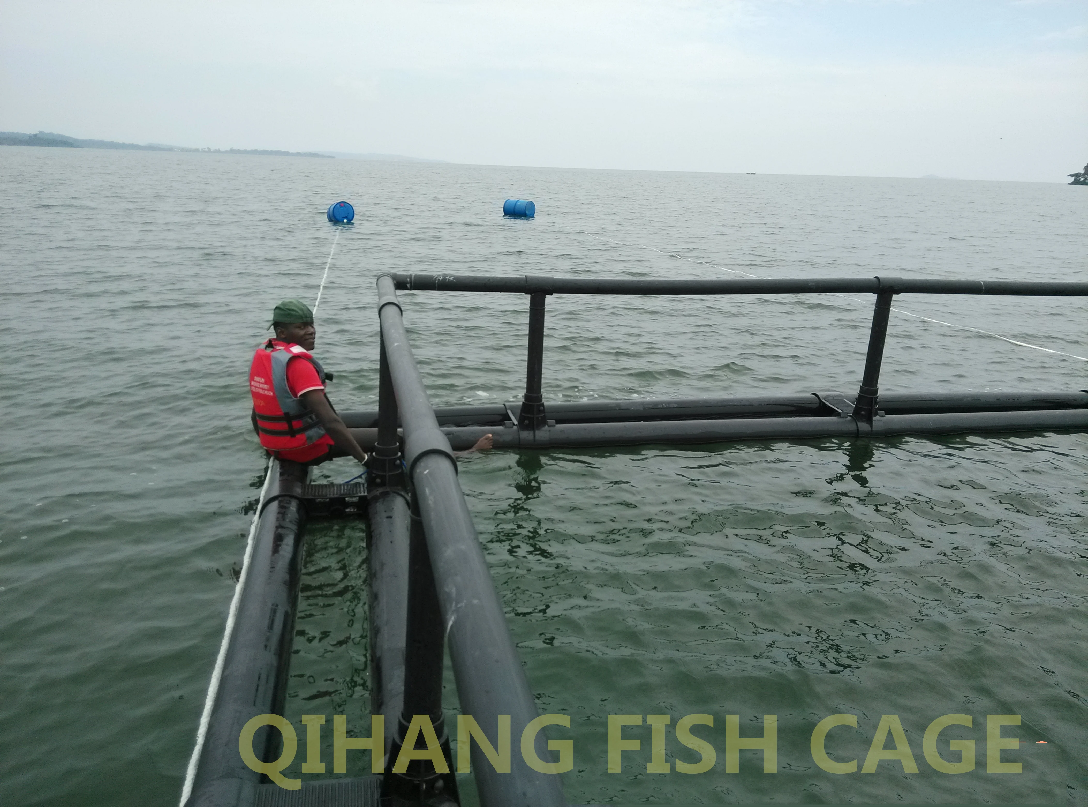 Aquaculture pe twisted shrimp trawl net fish cage on sale