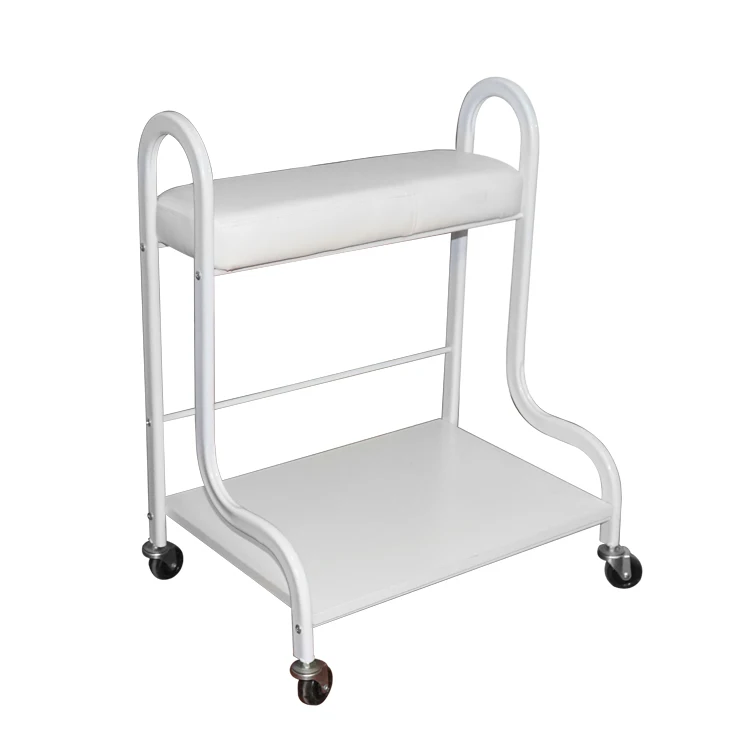 Beauty Salon Or Nail Salon Portable Trolley Cart Manicure Pedicure Trolley For Foot Rest