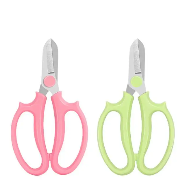 Garden Scissors Floral Shears with Comfortable Handle Stainless Steel Garden Pruning Shears for Flower Arrangement