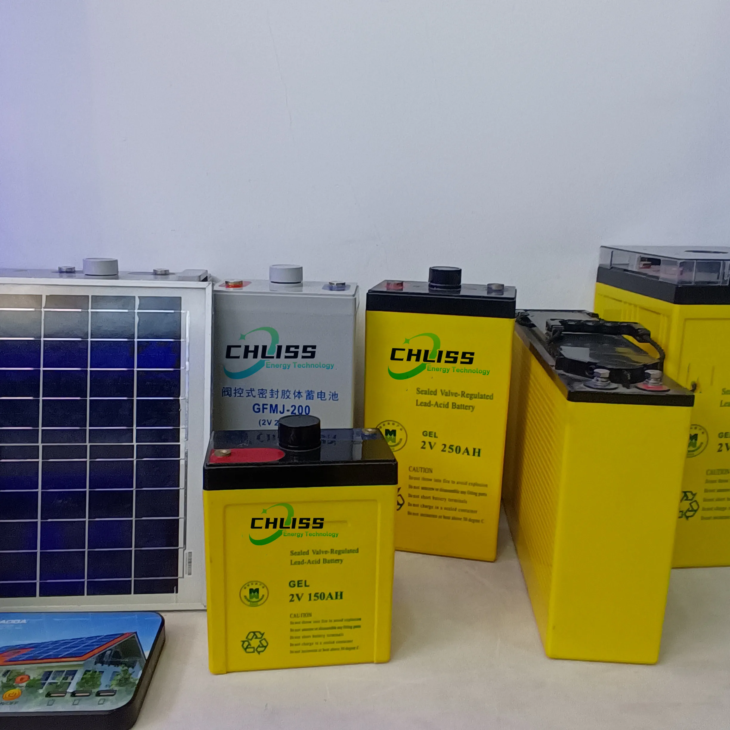 Chliss Energy Storage Gel Battery 12V 200Ah 100AhDeep Cycle Lead Acid Car Battery 400Ah 300Ah AGM Solar Battery