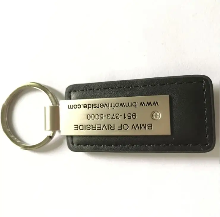 Creative promotional gifts, custom logo keychain, car logo keychain high quality leather keychain