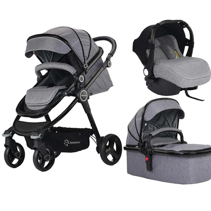 
Auto Fold Best Jogging Stroller Set For 2 Years Kids Baby Infants New Born 3 In 1 Car Seat Seats To Pram Travel System Combo 