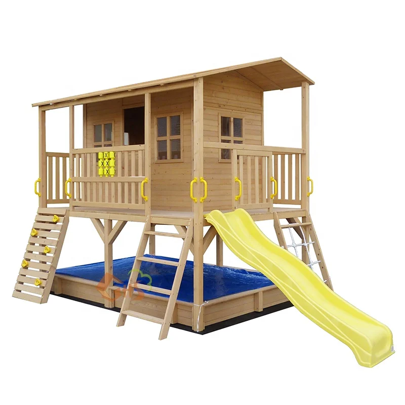 Оптовая продажа, для девочек и мальчиков, детский деревянный игровой домик для ролевых игр, большой игровой домик