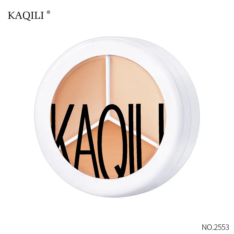 Hot-selling Waterproof 3 Colors Concealer Cream Oil Free Concealer long lasting high definition OEM Concealer Palette