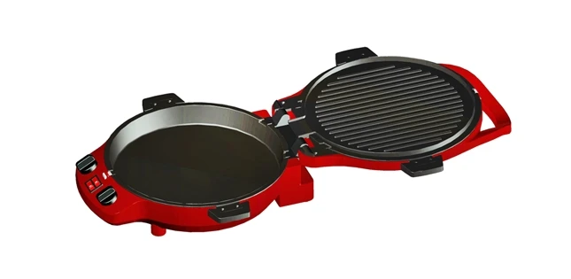 12' Innovated Multi-functional Electric Pizza Maker Detachable