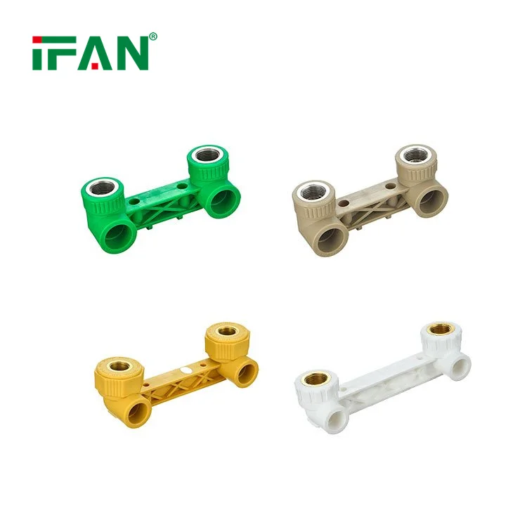 IFAN High Quality Plastic PPR Double Elbow Plumbing Fittings Cheap Price PPR Pipe Fittings